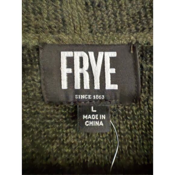 Frye Southwest Aztec Knit Cozy Cardigan Sweater Jacket Large NWT - Picture 6 of 9